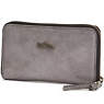 Alvis Leather Wallet,Silver Leaf Metallic,small