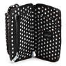 Pattie Wallet Wristlet,White Dot,small