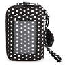 Pattie Wallet Wristlet,White Dot,small