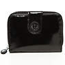 New Money Deluxe Wallet,Black Patent,small