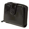 New Money Deluxe Wallet,Black Patent,small