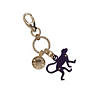 Key Monkey Keychain,Maroon Metallic,small