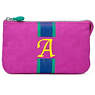 Creativity Large Pouch With Initial,Pink Orchid Multi,small