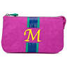 Creativity Large Pouch With Initial,Pink Orchid Multi,small
