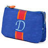 Creativity Large Pouch With Initial,Glacier Blue Multi,small