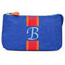 Creativity Large Pouch With Initial,Glacier Blue Multi,small
