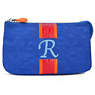 Creativity Large Pouch With Initial,Glacier Blue Multi,small