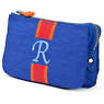 Creativity Large Pouch With Initial,Glacier Blue Multi,small