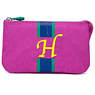 Creativity Large Pouch With Initial,Pink Orchid Multi,small