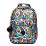 Seoul Large Printed Laptop Backpack,Rustic Plaid,small