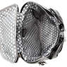 SHACKI PATENT BACKPACK,Black/White Combo,small