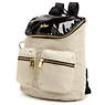SHACKI PATENT BACKPACK,Black Patent/Linen Combo,small