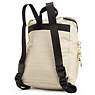 SHACKI PATENT BACKPACK,Black Patent/Linen Combo,small
