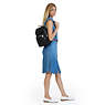 Abygail Small Metallic Backpack,Champagne Metallic,small