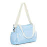 Felix Printed Handbag,Chevron Pool Blue,small
