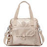 Pahneiro Metallic Handbag,Toasty Gold,small