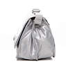 Louiza Metallic Crossbody Bag,Silver Metallic,small