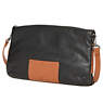 Helena Leather Clutch,Geo Print Mix,small