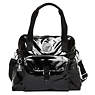 Pahneiro Patent Handbag,Black Patent,small