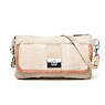 Vecka Wallet,Metallic Pewter Croc,small