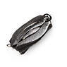 Vecka Wallet,Metallic Pewter Croc,small