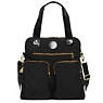 Maddie Handbag,Black Gold Mix,small