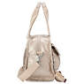 STAR SMALL METALLIC HANDBAG,Toasty Gold,small