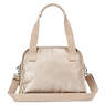 STAR SMALL METALLIC HANDBAG,Toasty Gold,small