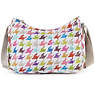 Sara Jane Printed Crossbody Bag,Houndstooth Multi,small