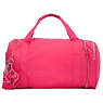 FLONA FOLDABLE DUFFLE BAG,Vibrant Pink,small