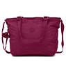 Adara Medium Tote,Deep Red,small