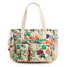 SADY PRINTED TOTE BAG,Frond Neutral,small