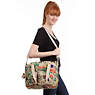 SADY PRINTED TOTE BAG,Frond Neutral,small