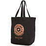 Hip Hurray Foldable Tote Bag,Black,small