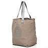 Hip Hurray Foldable Tote Bag,Caffelatte,small