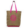Hip Hurray Foldable Tote Bag,Rusty Khaki,small