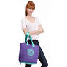 Hip Hurray Foldable Tote Bag,Honey Purple,small