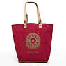 Hip Hurray Foldable Tote Bag,Very Berry Contrast,small
