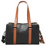 Helena Small Leather Tote,Geo Print Mix,small