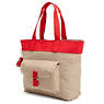 TABBY TOTE BAG,Cool Orange/Slate Grey Combo,small