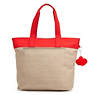 TABBY TOTE BAG,Cool Orange/Slate Grey Combo,small