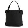 Leah Tote Bag,Black Patent Combo,small