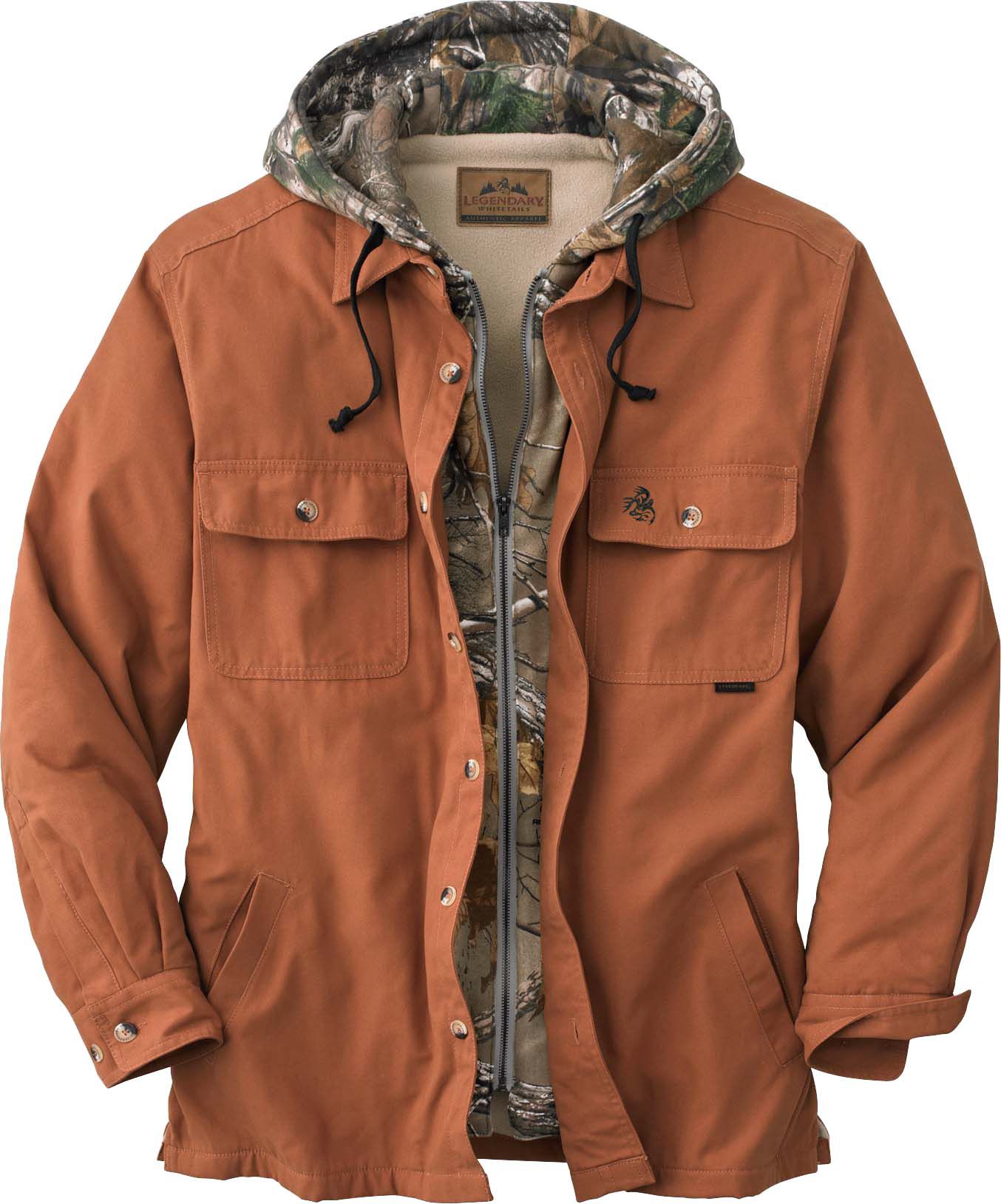 Legendary Whitetails Men's Voyager Hooded Shirt Jacket eBay
