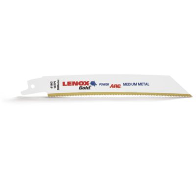 LENOX Gold® POWER ARC CURVED METAL RECIPROCATING SAW BLADES