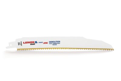 LENOX Gold® POWER ARC CURVED DEMOLITION RECIPROCATING SAW BLADES