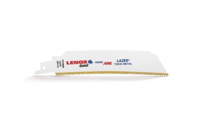 LENOX Gold® POWER ARC CURVED EXTREME METAL CUTTING RECIPROCATING SAW BLADES