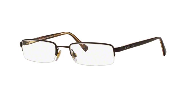 BE 1012: Shop Burberry Semi-Rimless Eyeglasses at LensCrafters