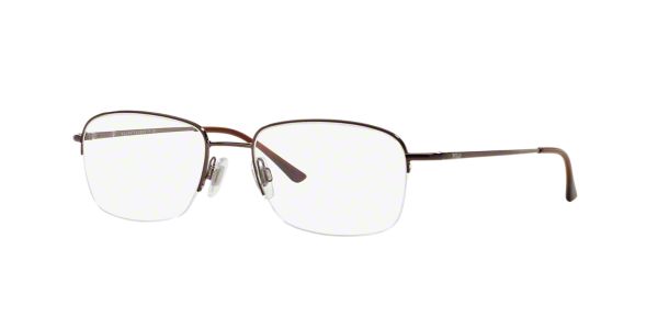 PH1001: Shop Polo Ralph Lauren Brown/Tan Semi-Rimless ...