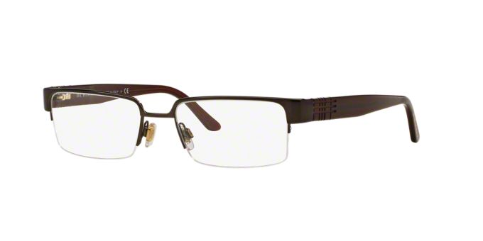 BE1110: Shop Burberry Semi-Rimless Eyeglasses at LensCrafters