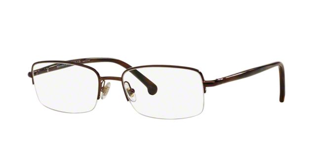 BB 499: Shop Brooks Brothers Semi-Rimless Eyeglasses at ...